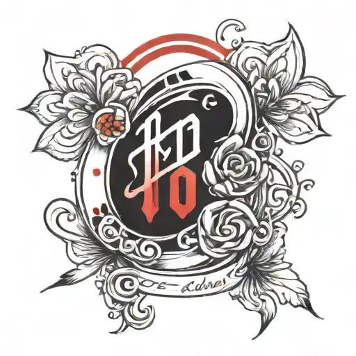 A negative blood type tattoo design idea