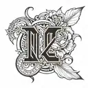 A negative blood type tattoo design idea