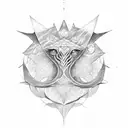 merkabah tree tattoo design idea