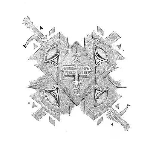 Ankh Symbol tattoo design idea