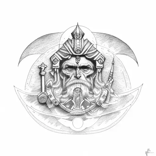 San Judas Tadeo tattoo design idea