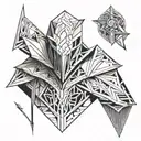 metal shoulder pad   tattoo design idea