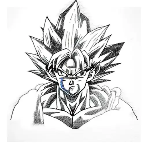 Goku tattoo design idea