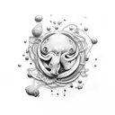 newborn tattoo design idea