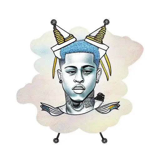XXXTentacion tattoo design idea