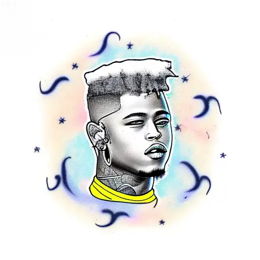 XXXTentacion tattoo design idea