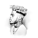 XXXTentacion tattoo design idea