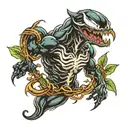venom tattoo design idea
