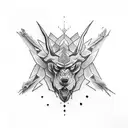 AR alphabates tattoo design idea