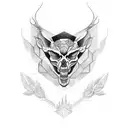 AR alphabates tattoo design idea