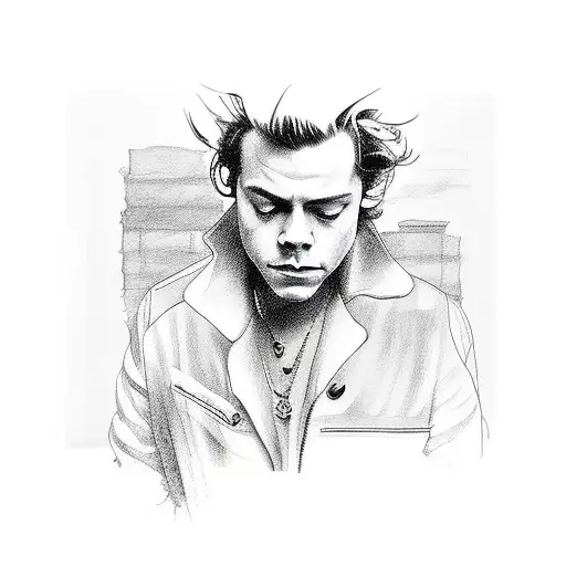 Harry Styles  tattoo design idea