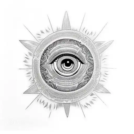 All Seeing Eye tattoo design idea