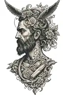 stoic philosophy  tattoo design idea