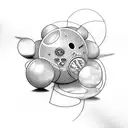 8 Ball tattoo design idea