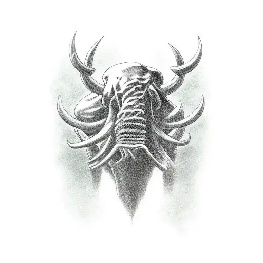 mastodon tattoo design idea