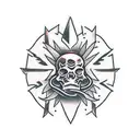 mastodon tattoo design idea