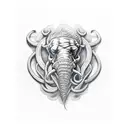mastodon tattoo design idea
