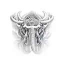 mastodon tattoo design idea