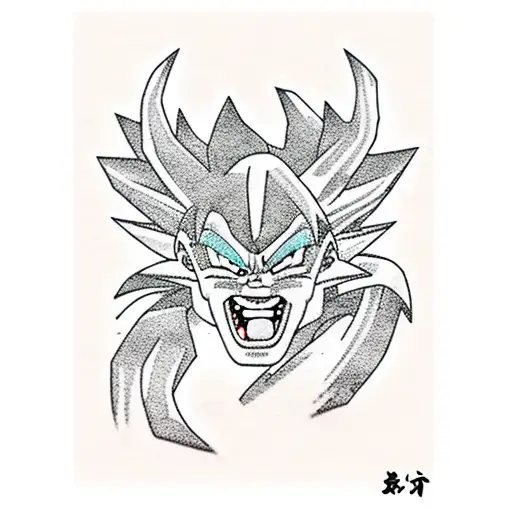 Goku tattoo design idea