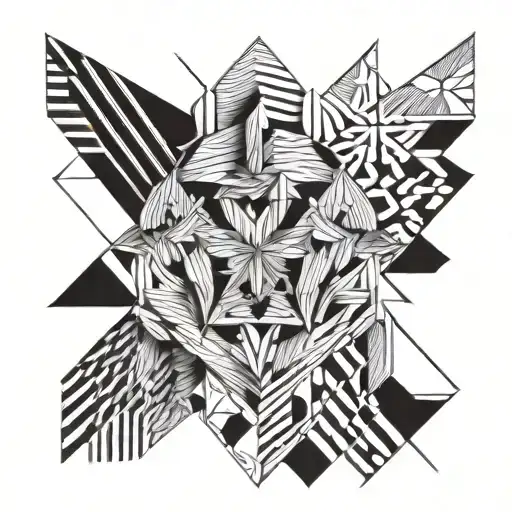 strips and mom tattoo design idea