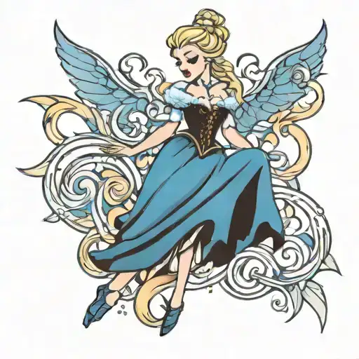 let it go tattoo design idea