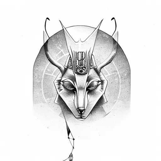 Anubis tattoo design idea