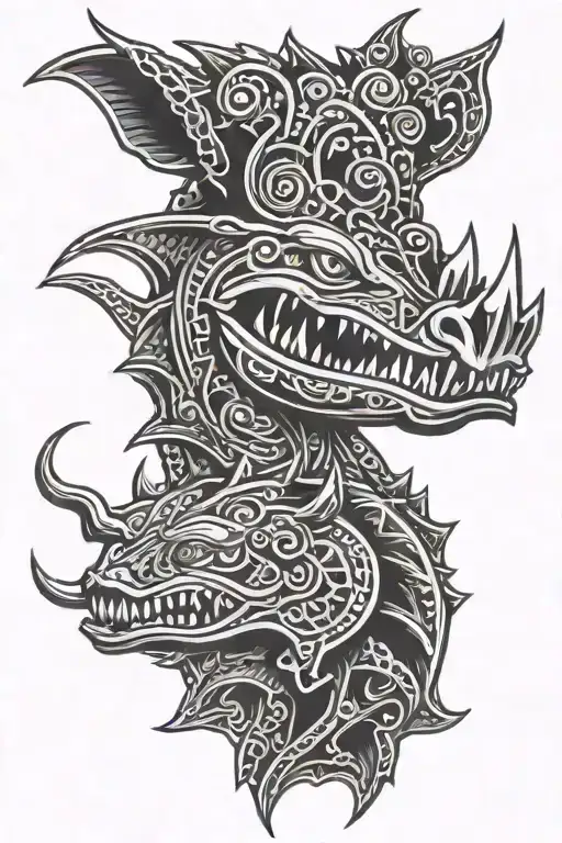 An intricate design incorporating elements of the Arkansas razorbacks, representing your dedication to challenging yourself and your passion for your family tattoo design idea