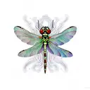 Dragonfly tattoo design idea