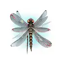 Dragonfly tattoo design idea