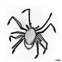 Spider tattoo design idea