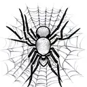 Spider tattoo design idea