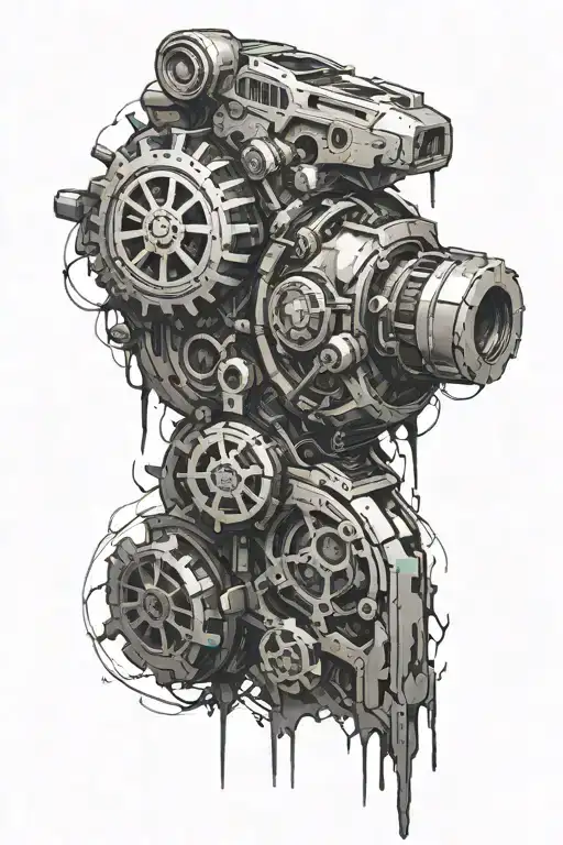 gears of war  tattoo design idea