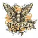 this too shall pass written tattoo design idea