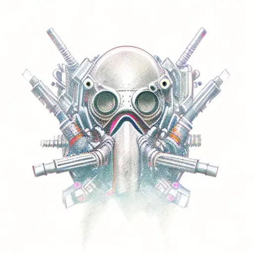 psycho mantis Full body tattoo design idea