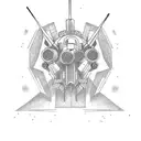 psycho mantis tattoo design idea