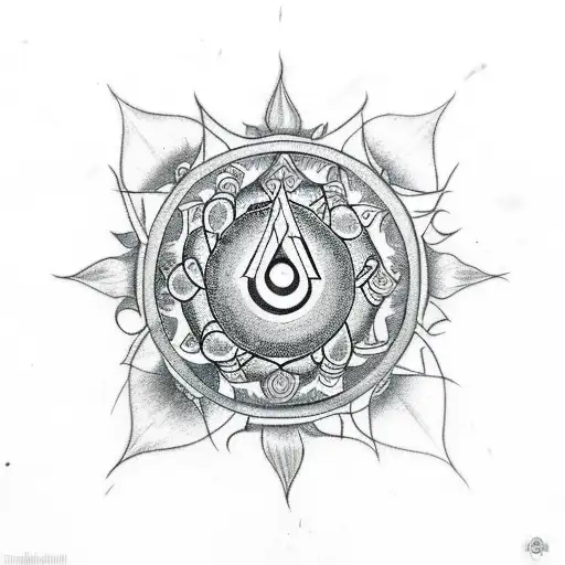 shiva chakra tattoo  tattoo design idea