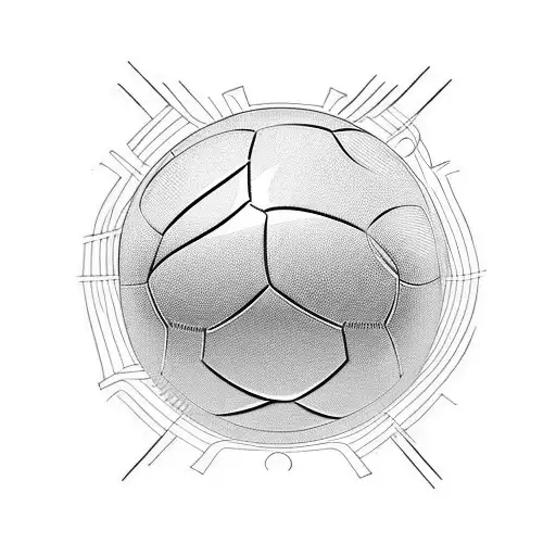 football, coach, whistle, goal, force tattoo design idea
