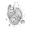 ravioli tattoo design idea