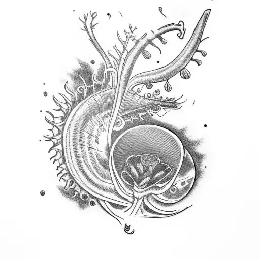 Venus flytrap  tattoo design idea