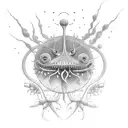 Venus flytrap  tattoo design idea