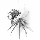 Venus flytrap  tattoo design idea