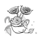 Venus flytrap  tattoo design idea