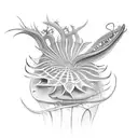 Venus flytrap  tattoo design idea