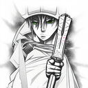 buster sword tattoo design idea