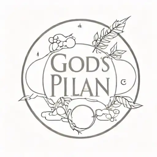 God's Plan  tattoo design idea