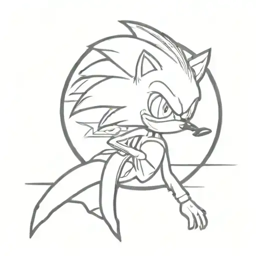 Sonic tattoo design idea