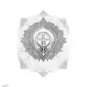 passion and peace  tattoo design idea