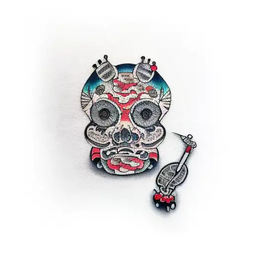 voodoo doll  tattoo design idea