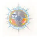 a slightly dying sun on the inside of my left elbow and some spawns fall from it to the inside of the forearm tattoo design idea