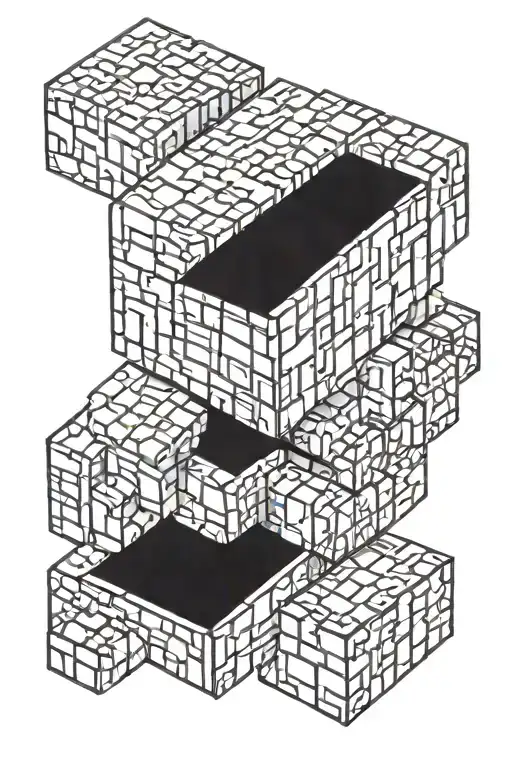 rubik tattoo design idea